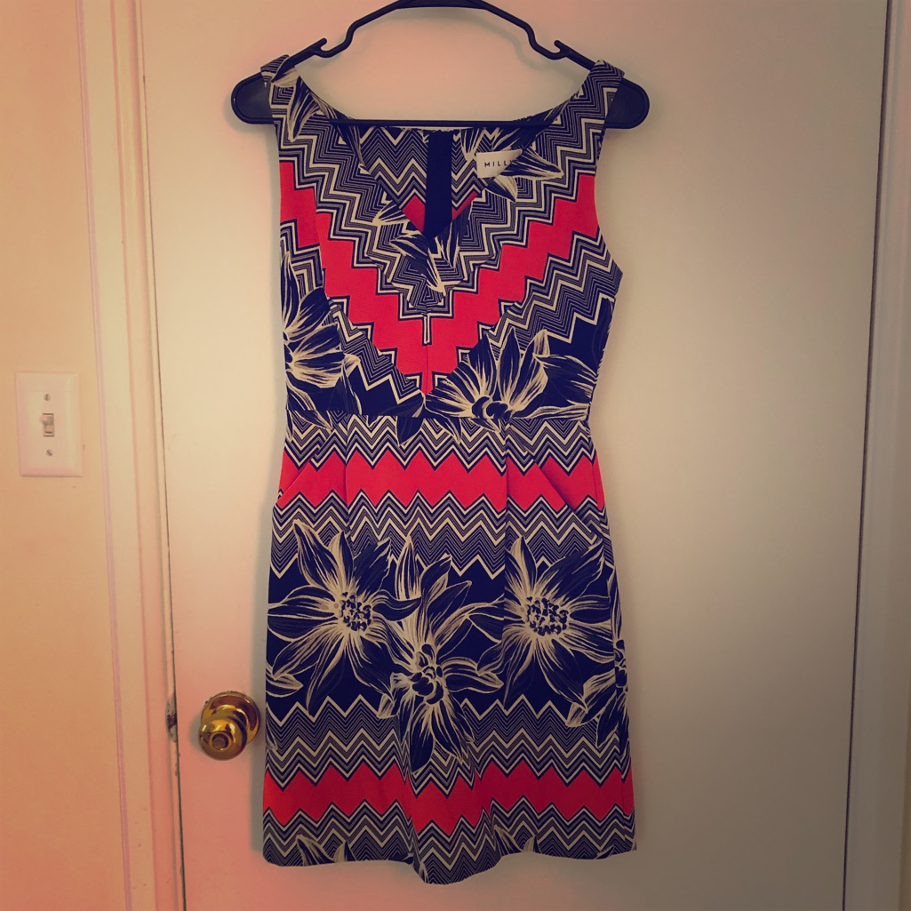 Milly Printed Dress | Size Zero